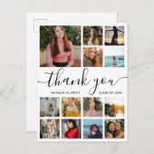 Het Manuscript van de Collage van de Foto van het  Aankondigingskaart (Voorkant / Achterkant)