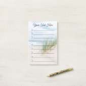 Het Manuscript van de Duinen van de knobbel Persoo Post-it® Notes (Op bureau)