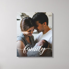 Het manuscript van de Familie van de douane gepers Canvas Afdruk