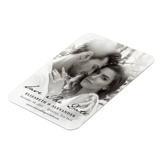 Het  Manuscript van de Handtekening sparen de Foto Magneet (Linkerzijde)