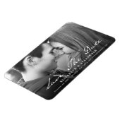 Het Manuscript van de Handtekening sparen de Foto Magneet (Linkerzijde)