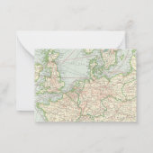 Het Manuscript van de Kaart Personaliseerde Notitiekaartje (Achterkant)