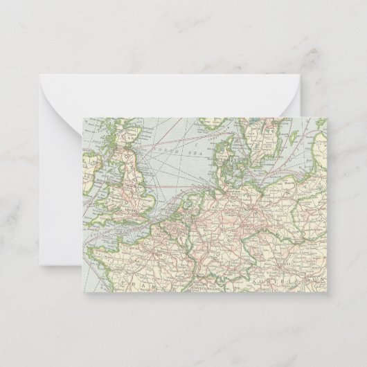 Het  Manuscript van de Kaart Personaliseerde Notitiekaartje (Achterkant)