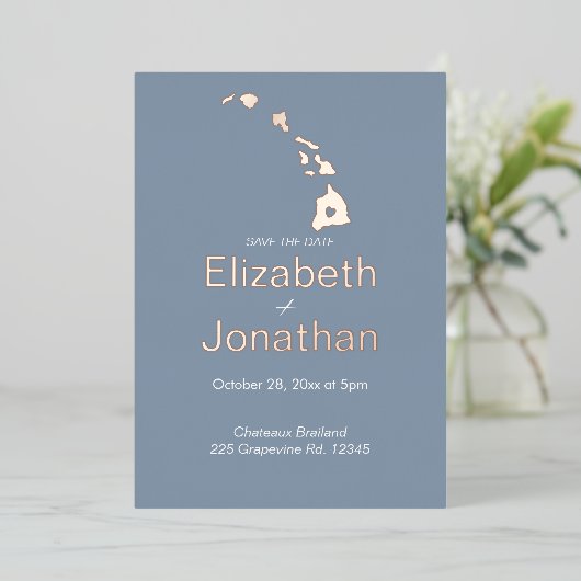 Het Manuscript van de Kaart van de Staat van Hawai (Staand Voorkant)