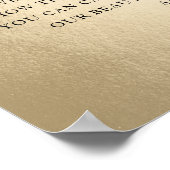 Het Manuscript van de Kalligrafie Unplugged Ceremo Poster (Hoek)