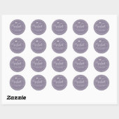 Het Manuscript van de Kalligrafie van het afstuder Ronde Sticker (Vel)