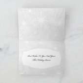 Het Manuscript van de kerstkaart op Rood Feestdagen Kaart (Binnen)