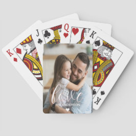 Het manuscript van de liefde en de Foto van de Fam Pokerkaarten