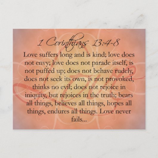 Het Manuscript van de Liefde van de Schrift van de Briefkaart (Voorkant)