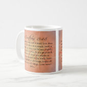 Het Manuscript van de Liefde van de Schrift van de Koffiemok (Voorkant links)