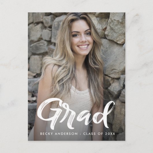 Het manuscript van de vun afstuderen sparen de dat briefkaart (Voorkant)