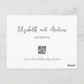 Het manuscript van de weddenschap bedankt u kaart (Achterkant)