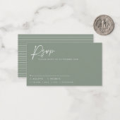 Het manuscript van de weddenschap moderne sage gro notitiekaartje (Voorkant / Achterkant in situ)