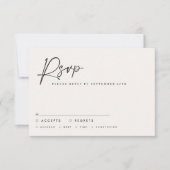 Het manuscript van de weddenschap moderne zwarte w kaart (Voorkant)