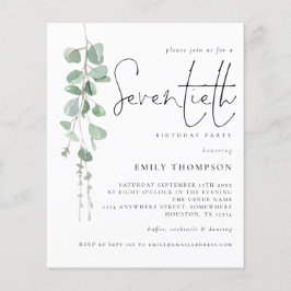 Het Manuscript van Eucalyptus van de begroting 70t