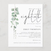 Het Manuscript van Eucalyptus van de begroting 80t (Voorkant)