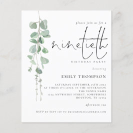 Het Manuscript van Eucalyptus van de begroting 90t