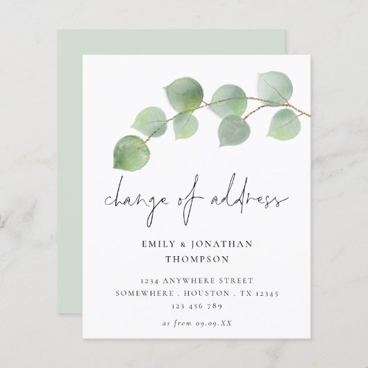 Het Manuscript van Eucalyptus van de begroting Ver (Voorkant / Achterkant)