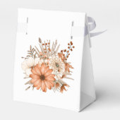 Het Manuscript van Florals van de herfst Happy Tha Bedankdoosjes (Achterkant)