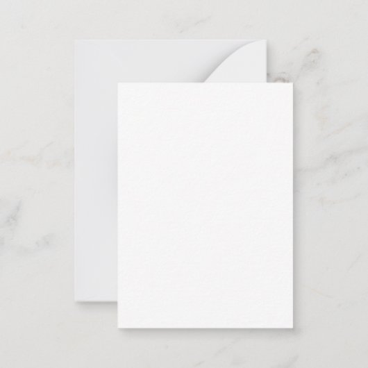 Het manuscript van het baby shower van de begrotin notitiekaartje (Achterkant)