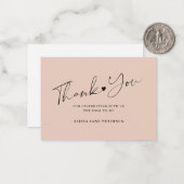 Het manuscript van het baby shower van de begrotin notitiekaartje (Voorkant / Achterkant in situ)