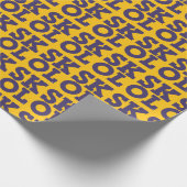 Het Manuscript van het blok "SKOL" - het Verpakken Cadeaupapier (Hoek)