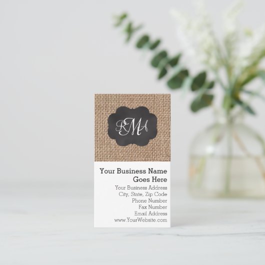 Het Manuscript van het Chalkboard van de overlappi Visitekaartje (Staand voorkant)