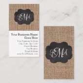 Het Manuscript van het Chalkboard van de overlappi Visitekaartje (Voorkant / Achterkant)