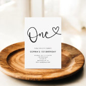 Het Manuscript van het hart Foto 1st Geboortedag Kaart