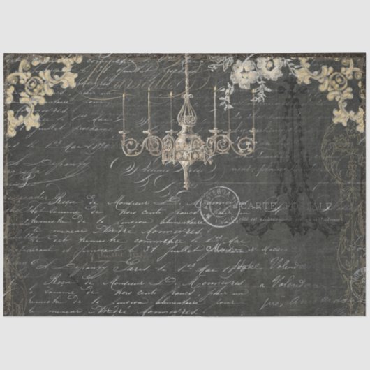 Het Manuscript van het Manuscript van Parijs  Zwar Tissuepapier (Voorkant)