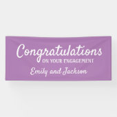 Het Manuscript van het Verloving van gelukwensen P Spandoek (Horizontaal)