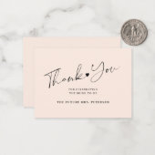 Het manuscript van het vrijgezellenfeest van de be notitiekaartje (Voorkant / Achterkant in situ)