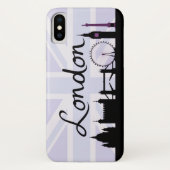 Het Manuscript van Londen op het Paars van Jack Sk Case-Mate iPhone Case (Achterkant)