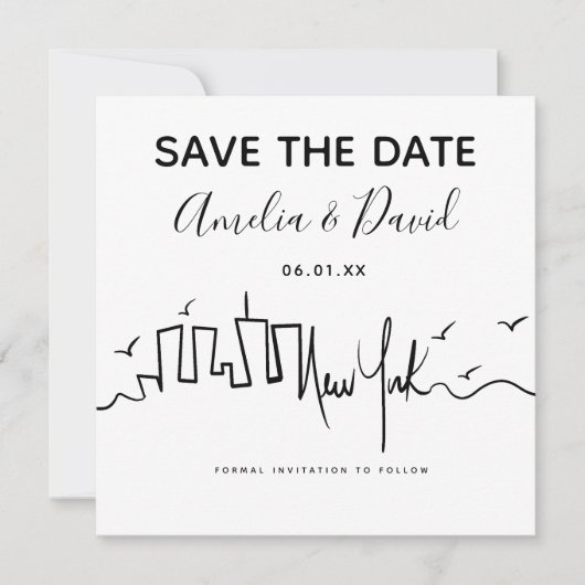 Het Manuscript van New York trekt sparen de Datum (Voorkant)