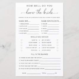 Het Manuscript van Quinn hoe goed kent u het Bride