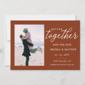 Het Manuscript van Rust beter samen Minimale Eenvo Magnetische Uitnodiging (Voorkant)