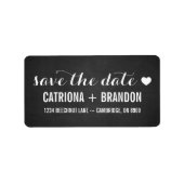 Het Manuscript van Rustic sparen het Etiket van h (Voorkant)