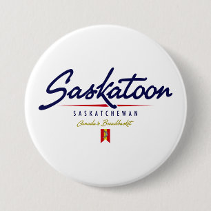 Het Manuscript van Saskatoon Ronde Button 7,6 Cm