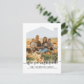 Het Manuscript van Trendy hebben wij Nieuwe Foto B Aankondigingskaart (Staand voorkant)