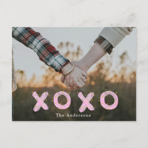 Het manuscriptknuffels van de borstel en het Brief Feestdagenkaart