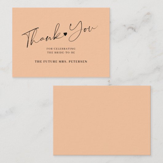 Het manuscriptperk van het vrijgezellenfeest van d notitiekaartje (Voorkant / Achterkant)