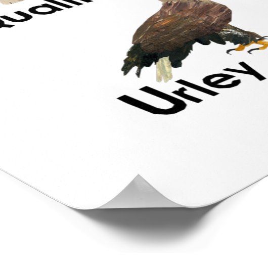 Het Manx Alphabet ABC-Poster Poster (Hoek)