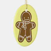 Het manZak van de peperkoek Keramisch Ornament (Rechts)