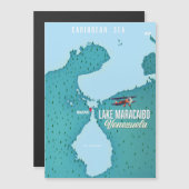 Het Maracaibo-meer in Venezuela. (Voorkant / Achterkant)