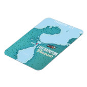 Het Maracaibo-meer in Venezuela. Magneet (Linkerzijde)