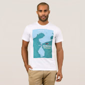 Het Maracaibo-meer in Venezuela. T-shirt (Voorkant volledig)