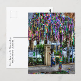 Het Mardi Gras Bead Tree Briefkaart
