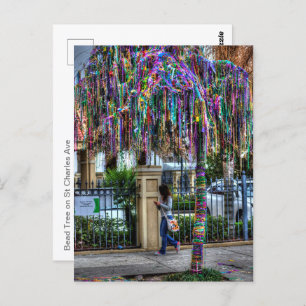 Het Mardi Gras Bead Tree Briefkaart