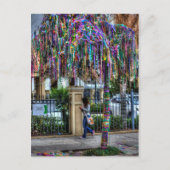 Het Mardi Gras Bead Tree Briefkaart (Voorkant)