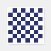 Het marineblauwe en Witte Patroon van de Servetten (Voorkant)